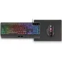 Mars Gaming MCP124 Pack Gaming: Teclado H-Mech, Ratón Óptico y Alfombrilla Negro